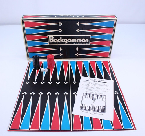 Vtg backgammon board game - vtg,