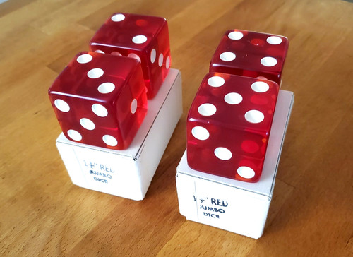 Vintage jumbo cherry - ½",