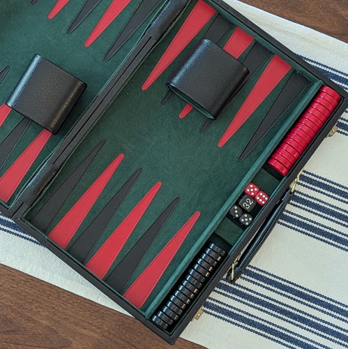 Vintage backgammon briefcase - vintage,