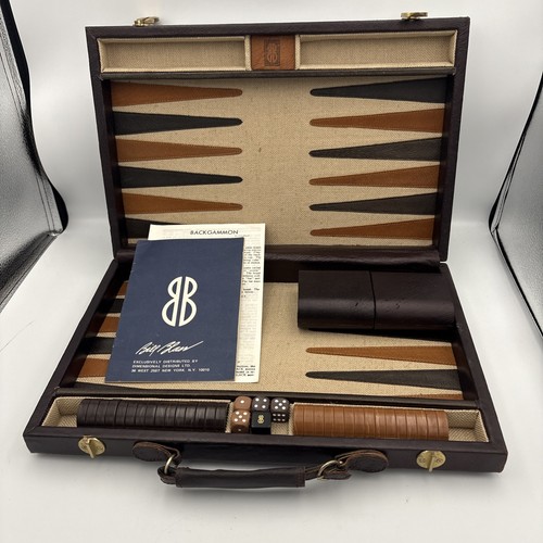 Vintage bill blass backgammon - bill,