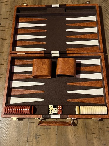 Vintage backgammon game - vintage,
