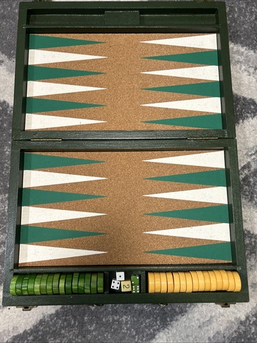 Vintage bakelite backgammon - bakelite,