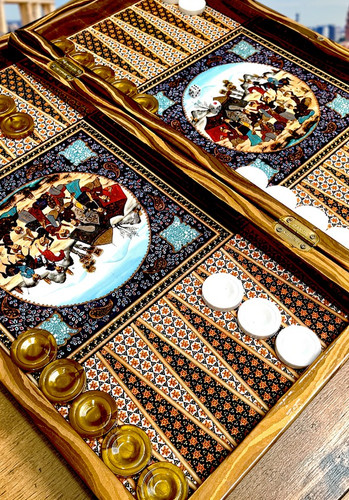 Persian backgammon board game - persian,