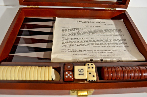 Vintage cardinal backgammon - vintage,
