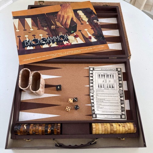 Vintage cardinal backgammon - vintage,