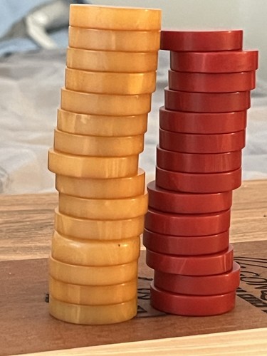 Vtg bakelite backgammon - vtg,