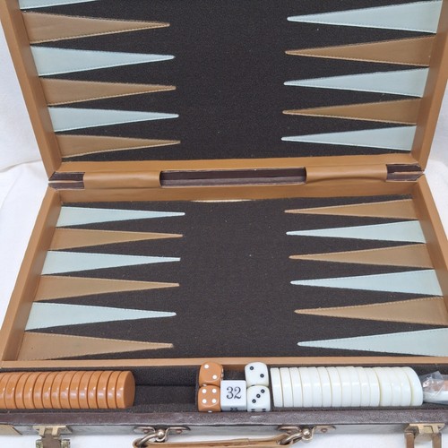 Vintage aries backgammon set - aries,