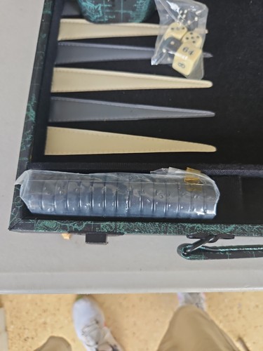 Vintage backgammon game - backgammon,