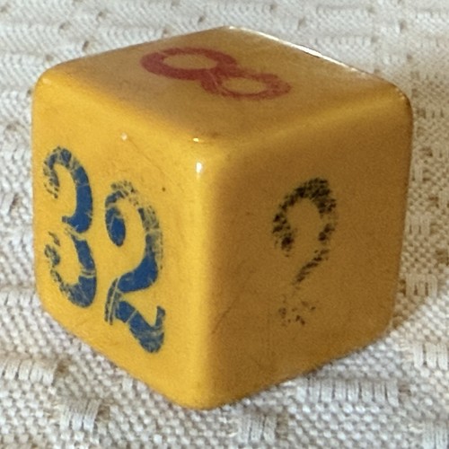 Bakelite backgammon doubling - backgammon,