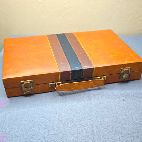 Vintage unrestored backgammon - vintage,