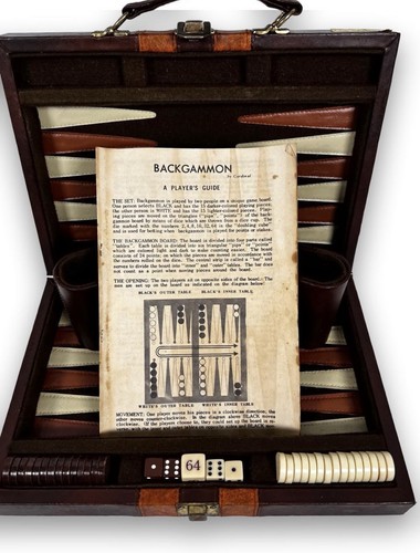 Vintage cardinal backgammon - cardinal,