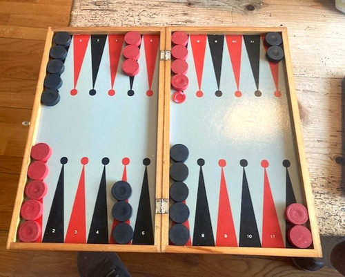 Backgammon vintage set estrela - vintage, set-estrela